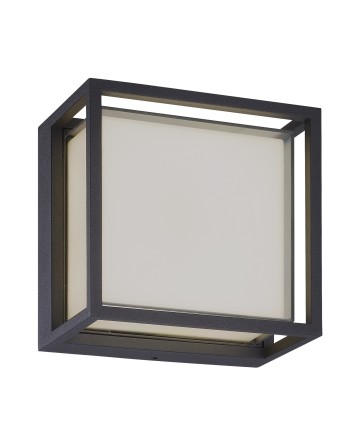 CHAMONIX * PLAFÓN/APLIQUE EXTERIOR GRIS OSCURO LED IP65 - 9W - 3000K